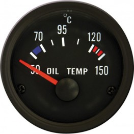 Autogauge VDO Style Oil Temperature Gauge 52mm