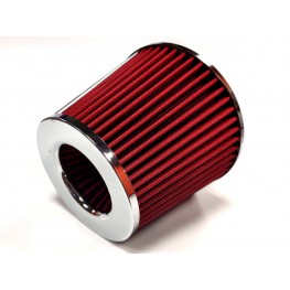 Universalus sportinis oro filtras 60-65-70-77 mm raudonas