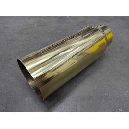 Universal tail pipe (welded) gold