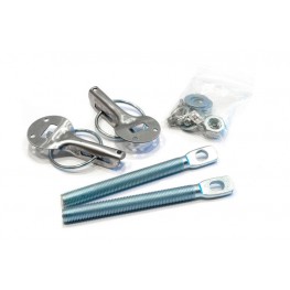 QMS Stainless Steel Hood Pin Set Silver 