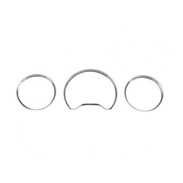 Dashboard rings for Mercedes Benz E-Class (W210) chrome